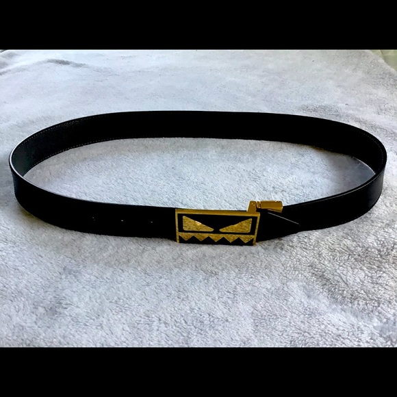 Medium/small fitted calf leather fendi belt - Picture 3 of 6
